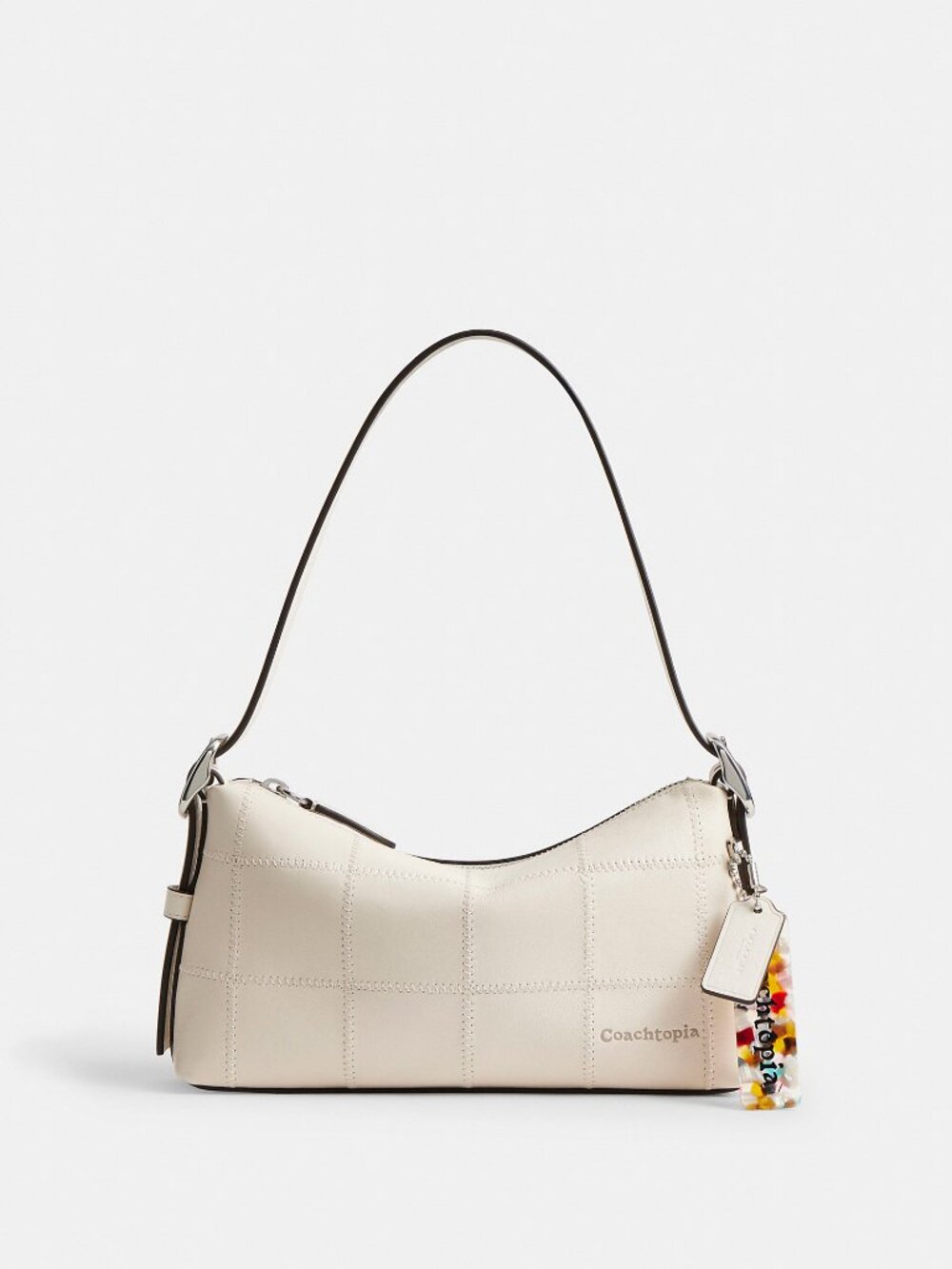 Coachtopia Alter/Ego Small Slouchy Shoulder Bag- White